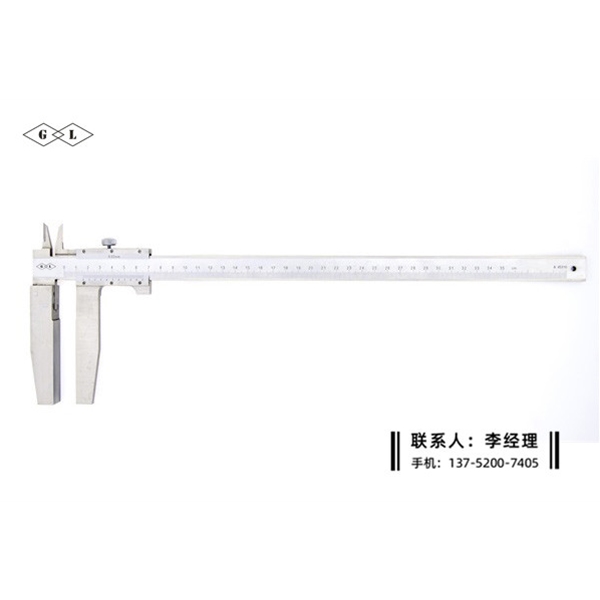 带上爪单宽量面游标卡尺0-300mm